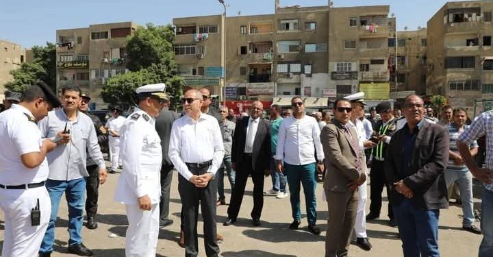 محافظ القاهره نقل سوق الزلزال العشوائي إلى أسواق مزوده بأجهزة انزار آلي بالمفطم
