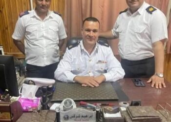 وزارة الداخلية تكرم الرائد إبراهيم شركس لتفانية فى العمل