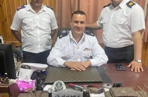 وزارة الداخلية تكرم الرائد إبراهيم شركس لتفانية فى العمل