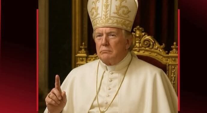 ترامب يثير الجدل بصوره مرتديا زي بابا الفاتيكان عبر صفحته بمنصة تروث سوشيال