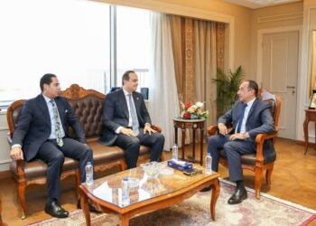 وزير قطاع الأعمال العام يبحث مع رئيس هيئة الرعاية الصحية التعاون المشترك لدعم الصناعة الوطنية 