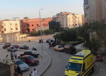 تخلص من زوجته إمام طفليهما والقاها من الدور الخامس جثه هامده 