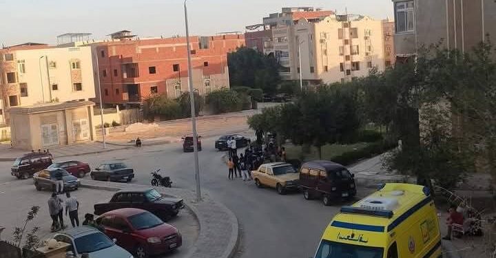 تخلص من زوجته إمام طفليهما والقاها من الدور الخامس جثه هامده