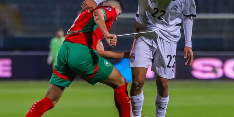 منتخب مصر للشباب يكتفي بالصعود لكأس العالم ويخسر بهدف دون رد أمام المغرب بنصف نهائي امم افريقيا