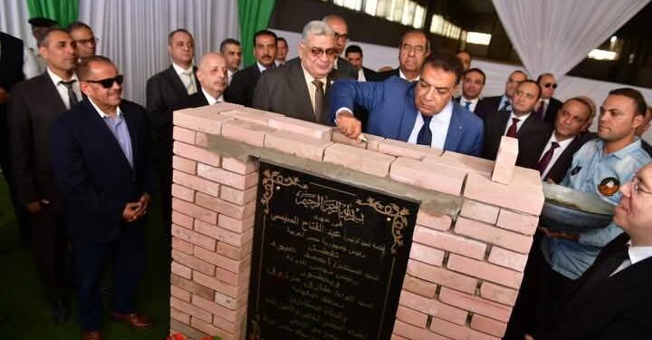 محافظ الدقهلية و رئيس مجلس الدولة يضعان حجر الأساس لمبنى مجلس الدولة 