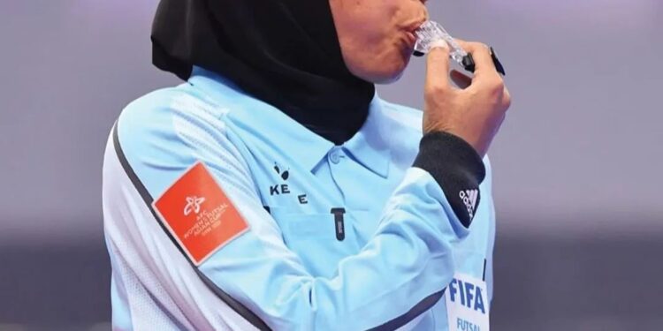 الدولية نجاة البلوشي تختتم منافساتها ببطولة اسيا للسيدات لكرة قدم الصالات