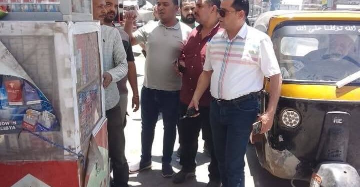 حمله موسعة لرفع الإشغالات والتعديات بالشوارع الرئيسية بمدينة شربين بالدقهلية 