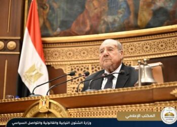  وزير الشئون النيابية أمام مجلس الشيوخ