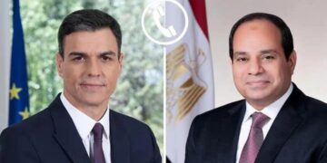 تلقى السيد الرئيس عبد الفتاح السيسي، اليوم، اتصالاً هاتفياً من رئيس الوزراء الأسباني “بيدرو سانشيز”.