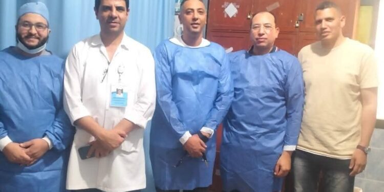 وكيل وزاره الصحه يشيد بالفريق الطبي بمستشفى كفر الدوار العام وحوش عيسى المركزي 