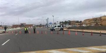 غلق طريق الواحات عند تقاطعه مع طريق زويل الاتجاه القادم من طريق الفيوم 