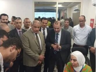 تنفيذا لتعليمات وزير الكهرباء والطاقه الدستاوي في زياره تفقدية لشبكات وتحكم الحلمية