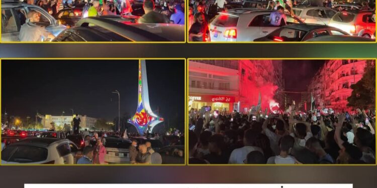 إحتفالات بالميادين السورية عقب إعلان ترامب من الرياض رفع العقوبات عن سوريا  