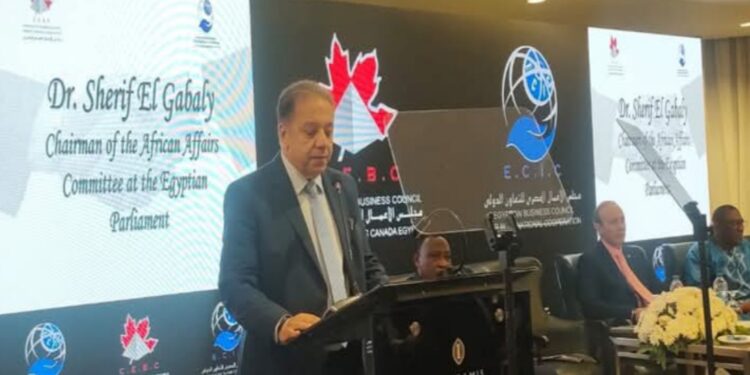الجبلي يدير ندوة مجلس الأعمال المصري الكندي وحديث حول تنمية العلاقات الاقتصادية المصرية الأفريقية
