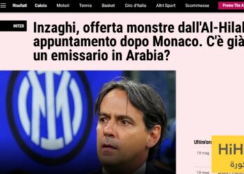 ديالو سبورت الإيطالية انزاغي مدرب إنتر ميلان يقود الهلال السعودي بكأس العالم للأندية 