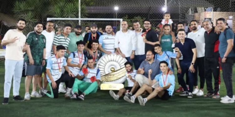 نجمة سينا” يتوج ببطولة دورة مدريد الصيفية. بعد صراع مع الفرق المنافسه 