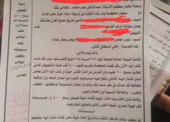 توجيه تهمة السب والقذف عبر مواقع التواصل الاجتماعي لمواطن وتغريمه 50000 الف جنيه