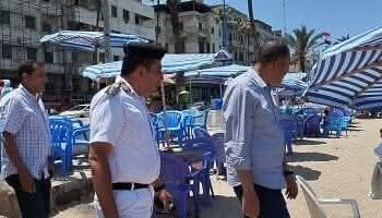 حي الجمرك يتابع استعدادات العيد بالشواطئ