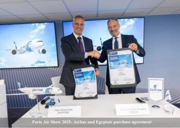 مصر للطيران و “أيرباص” العالمية يوقعان إتفاقية  لإنضمام 6 طائرات جديدة من طراز A350-900