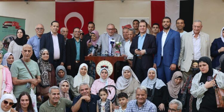 السفير التركي بالقاهره يدلى بتصريحات صحفية بمناسبة اليوم العالمي للاجئين في 20 يونيو.