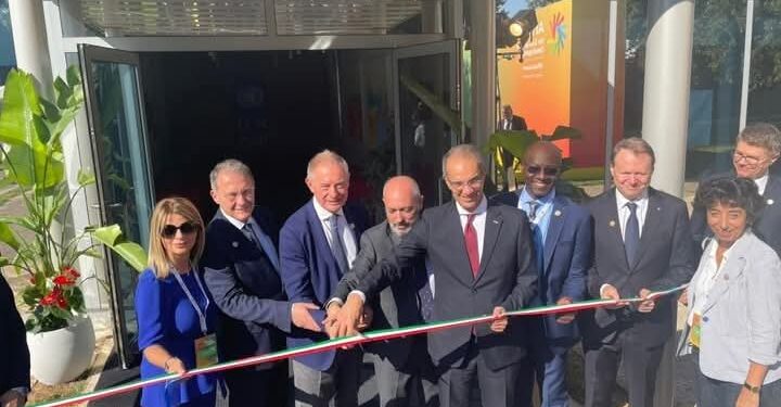 وزير الاتصالات وتكنولوجيا المعلومات  يشارك  بفعالية إطلاق مركز الذكاء الاصطناعى للتنمية المستدامة بايطاليا