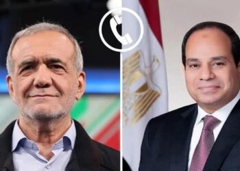الرئيس السيسي يجرى اتصالًا هاتفيًا مع الرئيس الإيراني مسعود بزشكيان.