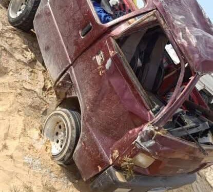 وفـ.ـاة شخصين وإصـ.ـابة ٦ أخرين فى إنقلاب سيارة ملاكى بصحراوى البحيرة