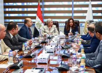 وزيرتا البيئة والتنمية المحلية تبحثان مع مسئولى وزارة الكهرباء  متحصلات النظافة من شركات الكهرباء