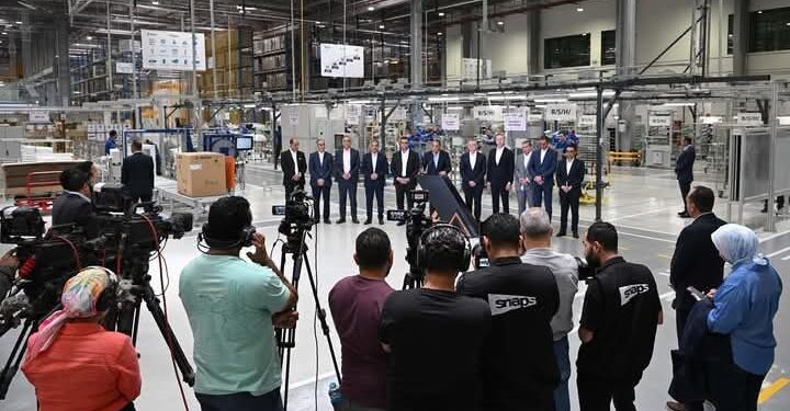 تصريحات تليفزيونية لرئيس الوزراء  عقب افتتاح أول مصنع فى مصر وأفريقيا لشركة BSH الألمانية 