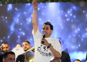 الأوليمبي يحتفي بصعود  فرق السلة واليد للممتاز بحفل غنائي  احياة أحمد شيبة