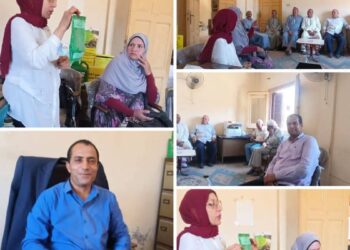 الفريق الإرشادي ببحوث الفيوم عمل ندوة عن مكافحة دودة الحشد بطاميه