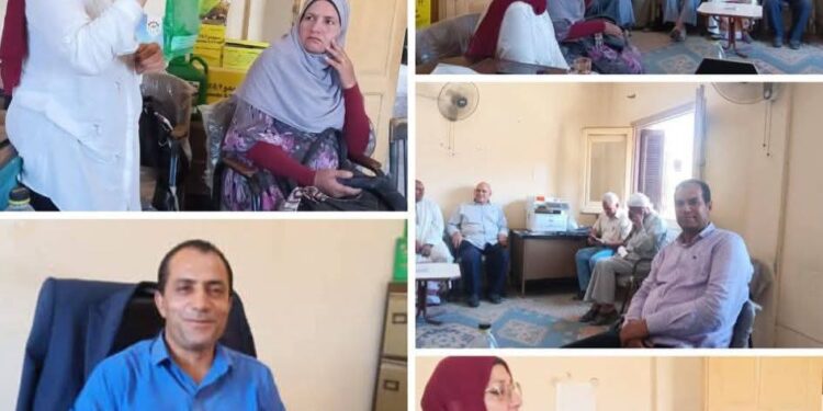 الفريق الإرشادي ببحوث الفيوم عمل ندوة عن مكافحة دودة الحشد بطاميه