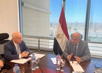 وزير الكهرباء والطاقة يجتمع مع نائب مدير عام المؤسسة الروسية للطاقة الذرية