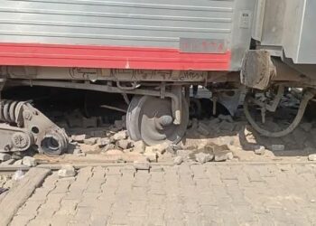 بيان من الهيئة حول حادث خروج قطار عن القضبان بمركز قوىسنا محافظة المنوفية