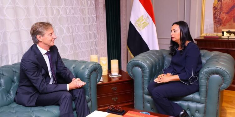 وزيرة التضامن تلتقي ممثل الأمم المتحدة الإنمائي في مصر