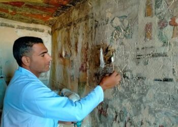 الانتهاء من أعمال ترميم مقبرة “الأخوين” بمدينة أتريبس الأثرية بسوهاج