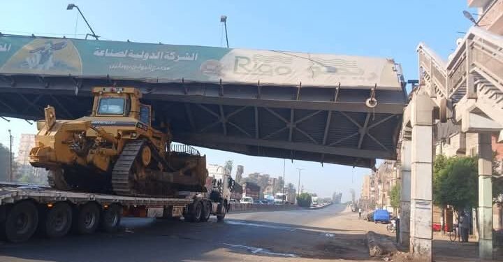الهيئة العامة للطرق والكباري : تنفي إنهيار احد كباري المشاه بطريق بنها القاهرة الزراعي