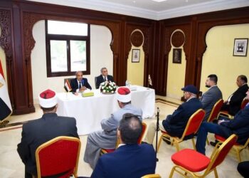 وزير الخارجية والهجرة يلتقي بأعضاء الجالية المصرية في نيجيريا