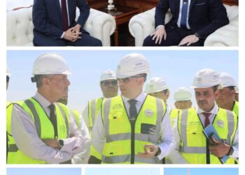 رئيس الجهاز المركزي للتعبئة العامة والإحصاء يطّلع على تطورات العمل في محطة الضبعة النووية