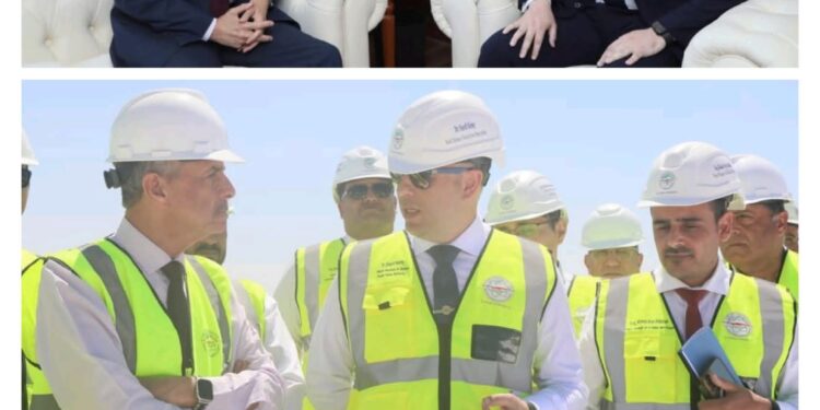 رئيس الجهاز المركزي للتعبئة العامة والإحصاء يطّلع على تطورات العمل في محطة الضبعة النووية