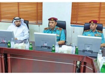 “شرطة عجمان” تستعرض أفضل ممارساتها في خدمة المتعاملين لوفد الهيئة العامة للمعاشات 