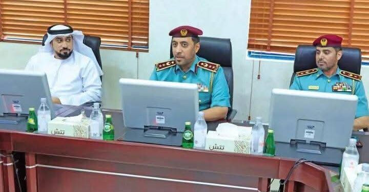 “شرطة عجمان” تستعرض أفضل ممارساتها في خدمة المتعاملين لوفد الهيئة العامة للمعاشات 