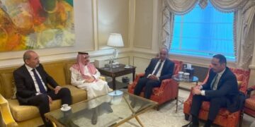 وزير الخارجية والهجرة وزراء قطر والأردن والسعودية بنيويورك 