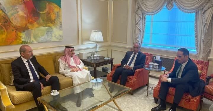 وزير الخارجية والهجرة وزراء قطر والأردن والسعودية بنيويورك 