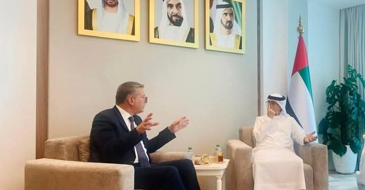وزير البترول يلتقي وزير الطاقة والبنية التحية الإماراتي  بابوظبي 