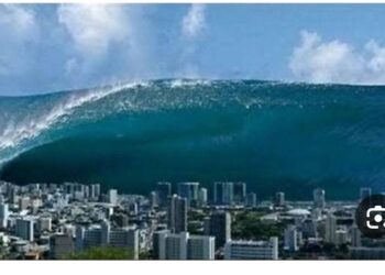 موجة تسونامي تضرب سواحل كاليفورنيا ومخاوف من موجات تردديه متتالية أشد خطورة 