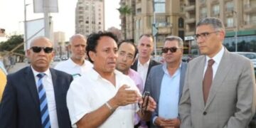 محافظ الجيزة يتفقد مشروع دعم محطة مياه جزيرة الدهب بمصادر تغذية كهربائية اضافيه