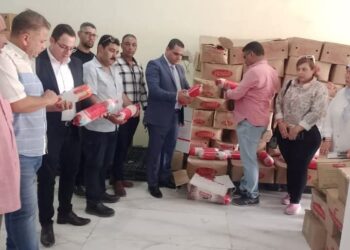 ضبط ٩ أطنان لانشون مجهول المصدر وغير صالح للاستهلاك الآدمي بالطالبية بالجيزة