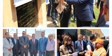وزيرة التنمية المحلية ومحافظ القليوبية يفتتحان المحطة الوسيطة لجمع المخلفات بالقناطر الخيرية