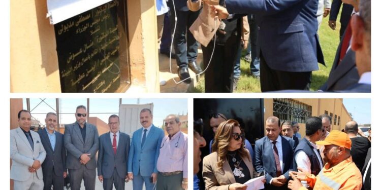وزيرة التنمية المحلية ومحافظ القليوبية يفتتحان المحطة الوسيطة لجمع المخلفات بالقناطر الخيرية